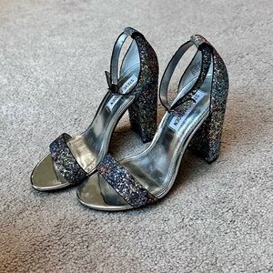 Steve Madden sparkly block heels